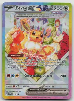 Eevee ex 174 - Holo Black Star Promo Scarlet & Violet Promo Pokemon Card - NM - Image 1