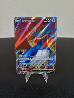 Pokemon TCG English Salamence V 185/189 Full Art Ultra Rare Holo Near Mint Plus - Image 1