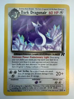 Dark Dragonair 33/82 Uncommon Team Rocket Pokemon Unlimited LP Kagemaru Himeno - Image 1
