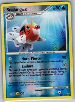 Seaking 43/147 Reverse Holo Supreme Victors - Pokemon Card - NM - Image 1