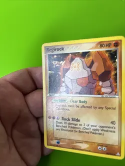 Regirock 28/110 EX Holon Phantoms Non-Holo Pokemon Card LP - Image 5