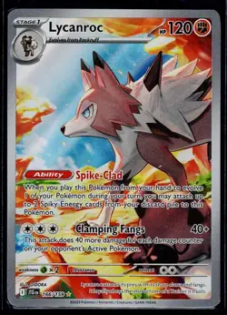 Lycanroc 166/159 Illustration Rare Journey Together Pokemon Holo Lightly Played - Image 1