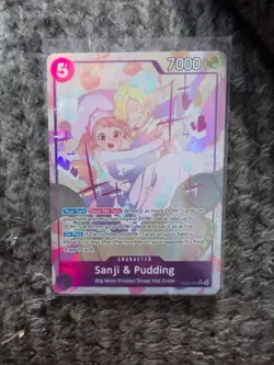 One Piece TCG English Sanji and Pudding Card EB02-035 - Image 1