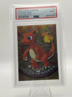2000 Topps Chrome Pokemon T.V. #5 Charmeleon PSA 9 - Image 2