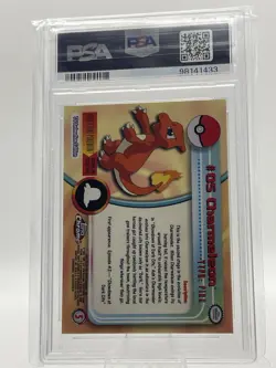 2000 Topps Chrome Pokemon T.V. #5 Charmeleon PSA 9 - Image 4
