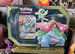 Pokemon Tag Team Tin Celebi & Venusaur GX- Factory Sealed - SPANISH - Rare - Image 1