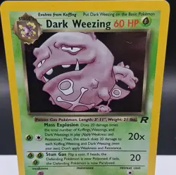 The Pokemon Company Dark Weezing 14/82 Team Rocket Holo Unlimited English 60HP - Image 2