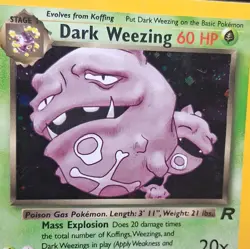 The Pokemon Company Dark Weezing 14/82 Team Rocket Holo Unlimited English 60HP - Image 3