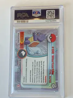 2000 Topps Chrome Pokemon Series 1 #8 Wartortle PSA 9 MINT - Image 2