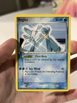 Pokemon Regice 27/110 EX Holon Phantoms Rare English TCG Card 2006 - Image 1