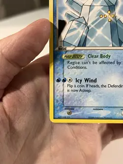 Pokemon Regice 27/110 EX Holon Phantoms Rare English TCG Card 2006 - Image 3