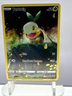 Turtwig GG31/GG70 Crown Zenith Galarian Gallery Full Art Holo NM Pokemon TCG - Image 1