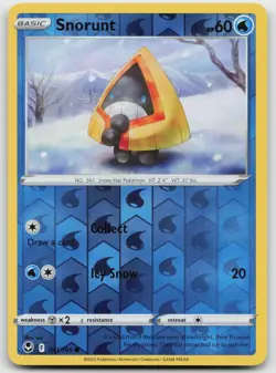 Snorunt 041/195 Common Silver Tempest Pokemon Reverse Holo NM - Image 1