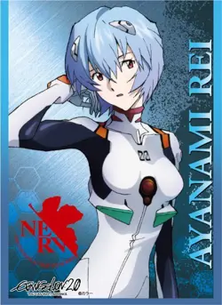 Evangelion: 2.0 Rei Ayanami Anime Card Sleeves *NEW* 65ct - Image 1