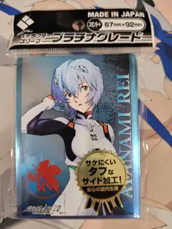 Evangelion: 2.0 Rei Ayanami Anime Card Sleeves *NEW* 65ct - Image 2