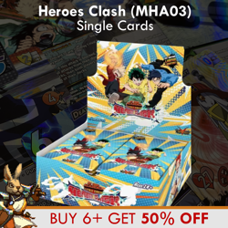 Heroes Clash (MHA03) My Hero Academia Trading Card Singles (Any 6+ 50% Off) - Image 1