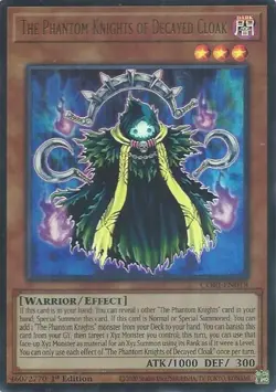 The Phantom Knights of Decayed Cloak - CORI-EN018 Ultra Rare 1st Edition - Image 1
