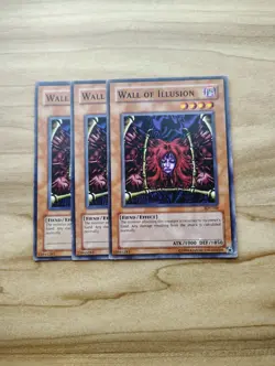 Yu-Gi-Oh! - Wall Of Illusion 3X - Complete Playset Of Common Cards - Image 1