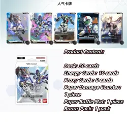 IN STOCK BANDAI Gundam Card Game Heroic Beginnings Starter Deck ST01 TCC Chinese - Image 2