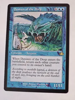 MTG - Denizen of the Deep Retro Frame - Dominaria Remastered - Image 1