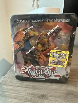 Yu-Gi-Oh! Blaster, Ruler Of Infernos Tin For Card Game CCG TCG 83717884224 - Image 1