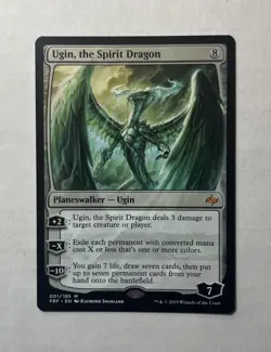 Ugin, the Spirit Dragon-NM-Fate Reforged MTG Magic The Gathering Card English - Image 1