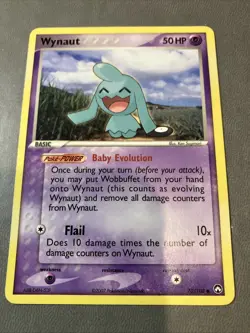 Pokemon TCG Wynaut 70/108 Power Keepers Common card Normal Near Mint - Image 1
