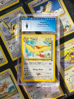 2001 Pidgeot 2/18 Southern Islands Pokemon Card Graded 9 w/ Venonat Onix Mew - Image 1