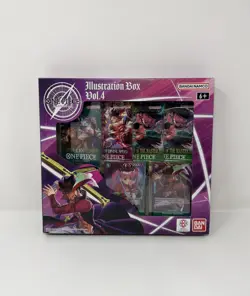 One Piece TCG English Volume 4 Factory Sealed Illustration Box 50 Cards Total - Image 1
