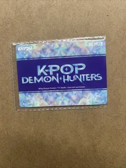 Kayou Trading Card KPop Demon Hunters Classic Promo, HUNTR/X Promo KPDH01-PR2-03 - Image 2