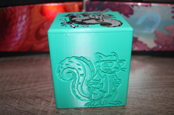 Squirrel themed MTG Deck Case, Card Case, Card Box, Magic the Gathering - Image 3