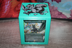 Squirrel themed MTG Deck Case, Card Case, Card Box, Magic the Gathering - Image 4