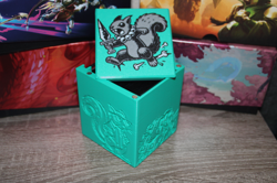 Squirrel themed MTG Deck Case, Card Case, Card Box, Magic the Gathering - Image 5