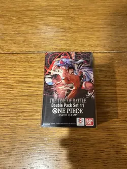 Bandai ONE PIECE Card Game OP-16 The Time of Battle Double Pack Set 11 English - Image 1