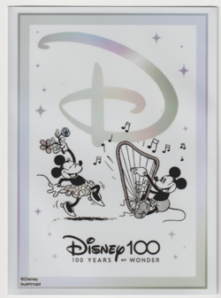 Bushiroad Weiss Schwarz Disney 100 Mickey Minnie Individual Card Sleeve - Image 1