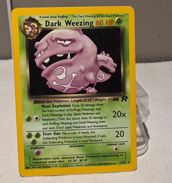 The Pokemon Company Dark Weezing 14/82 Team Rocket Unlimited Holo Rare EN 60HP - Image 1