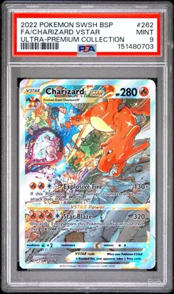 Charizard VSTAR SWSH 262 Pokemon Ultra Premium Collection Promo - PSA 9 MINT - Image 1