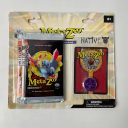 MetaZoo Cryptid Nation collectible card game (native) 3 Packs + Bonus And Coin - Image 1