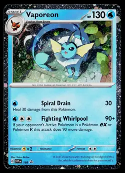 SV: Scarlet & Violet Promo Cards #168 Vaporeon - Image 1