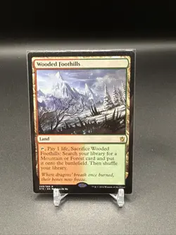 Khans of Tarkir Magic: The Gathering Wooded Foothills MTG - Image 1