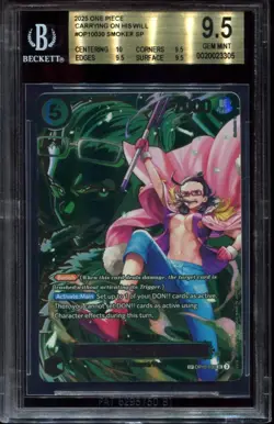 Smoker OP10-030 SP Bgs 9.5 Carrying On His Will One Piece Card - Image 1