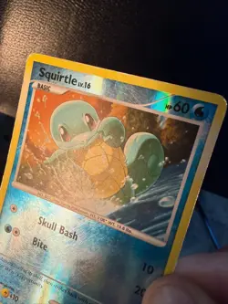 Squirtle 96/127 Platinum Reverse Holo 2009 Pokemon Card DMG Damaged - Image 3