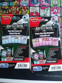 Nintendo Pokemon TCG Tinkaton EX Chien-Pao EX Battle Decks - 120 Cards 820650852404 - Image 2