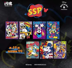 SHINING SOUL DISNEY OFFICIAL LICENSED MICKEY & FRIENDS POP ART COLLECTOR CARD - Image 3