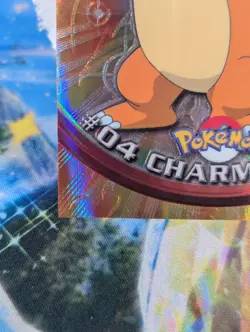 Charmander #4 2000 Topps Spectra Chrome Series 1 Pokemon Card LP 🔥 - Image 5