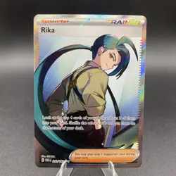 Pokemon Card Rika 241/182 Secret Rare Scarlet Violet Paradox Rift Singles NM - Image 2