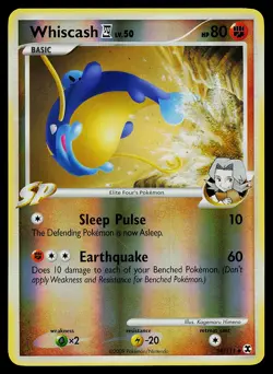 Pokemon Card - Whiscash E4 Rising Rivals 54/111 Uncommon Reverse Holo - Image 1