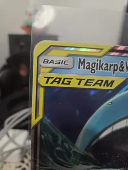 Pokemon Magikarp & Wailord GX Tag Team SM166 Holo Black Star Promo Jumbo Card - Image 2