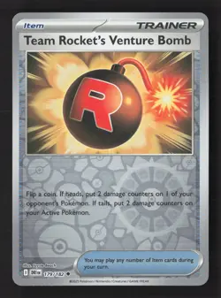 Team Rocket's Venture Bomb 179/182 Reverse Holo Destined Rivals Pokemon Card - Image 1
