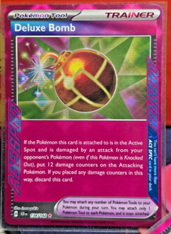 Deluxe Bomb 134/142 Stellar Crown ACE SPEC RARE Pokemon TCG Card NM - Image 1